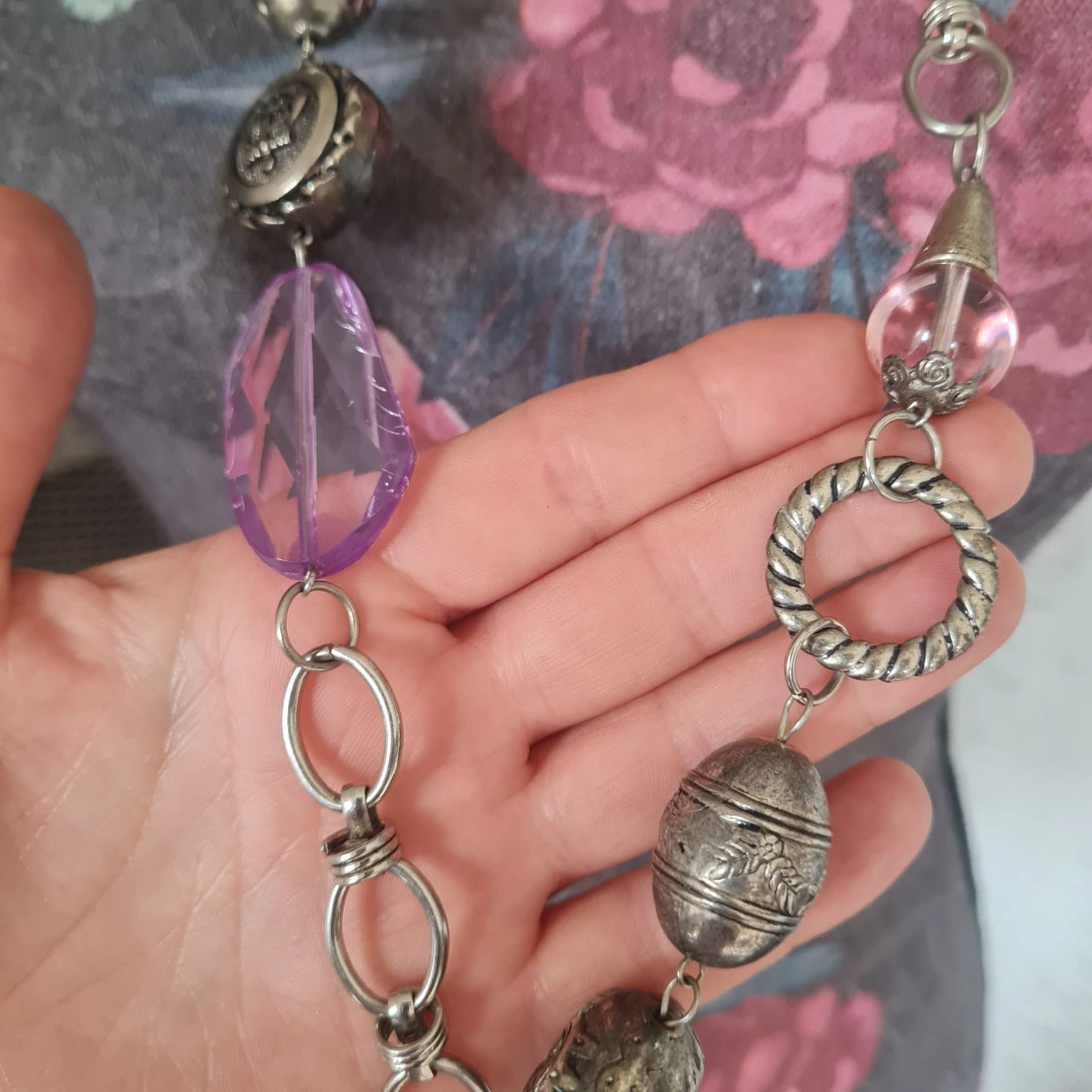 Muy bonito collar plateado – photo 5